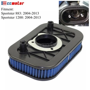 Elemento limpiador de filtro de aire de alto flujo para Harley Sportster XL883 XL1200 2004-2013 - Imagen 1 de 8