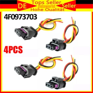 4X Reparatursatz Kabelsatz 3-polig Stecker wie Für VW Audi Skoda Seat 4H0973703. - Bild 1 von 22
