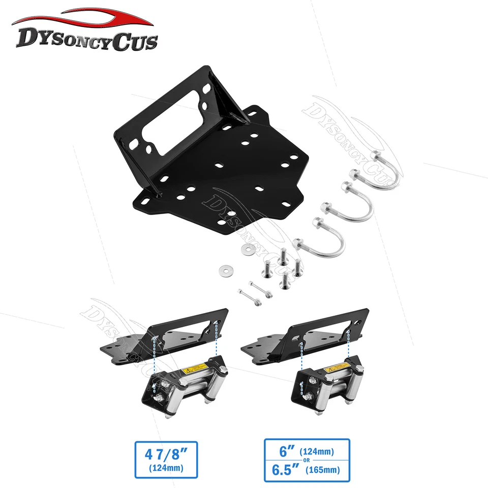 Kit de placa de montaje de cabrestante de parachoques delantero Can am Maverick Max X rs 1000R 2014-2018 Foto 1 de 4