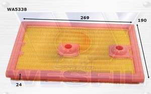 WESFIL AIR FILTER FOR Audi A1 1.4L TFSi 2015 06/15-on WA5338 - Picture 1 of 1