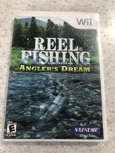 REEL FISHING ANGLER'S DREAM ORIGINAL WII NINTENDO WII SYSTEM GAME DISC AND CASE - Picture 1 of 2