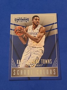 2015 Karl-Anthony Towns Panini Contenders Draft Picks #24 School Colors 