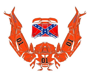 Can Am Maverick R General Lee Graphic Kit Wraps sticker Off RoadDecal - Bild 1 von 6
