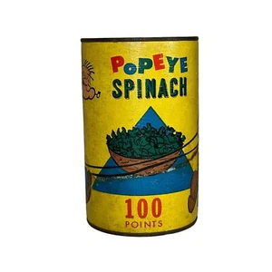 Vintage Gardner Toys Games Popeye Spinach Can King Features Syndicate 100 Points - Picture 1 of 12