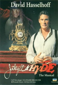 CARTOLINA PROMOZIONALE - DAVID HASSELHOFF - JEKYLL & HYDE IL MUSICAL - Foto 1 di 2