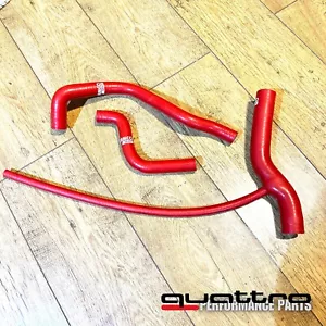 Samco Silicone Coolant Hoses for VW Golf Rallye Corrado G60 TCS121/C (Red) - Picture 1 of 5