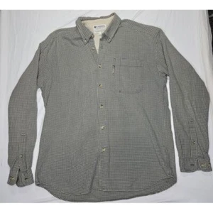 Vintage Columbia Sportswear Classic Plaid Button-Down Long Sleeve Men's L - Picture 1 of 6