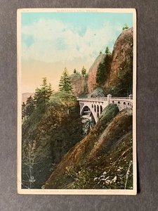 Columbia River Highway Near Portland OR Litho Postcard H1230080418 - Picture 1 of 3
