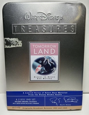 NEW! WALT DISNEY TREASURES: "TOMORROW LAND: DISNEY IN SPACE AND BEYOND"2 DVD SET - Image 1 of 4