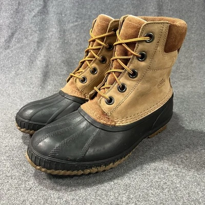 Bota Sorel Cheyanne Duck en color tostado ardilla/azul para hombre talla 6 para mujer’s 7,5 Foto 1 de 4