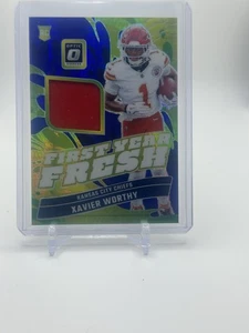 2024 Panini Donruss Optic - First Year Fresh Xavier Worthy Rookie Patch - Picture 1 of 2