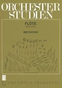 Orchestral Studies Ludwig van Beethoven Studyscore Flute Musikverlag Zimmermann - Image 1 of 4