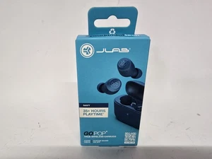 JLab Audio GO Air POP Plus True Wireless Earbuds Earphones Bluetooth NAVY - Picture 1 of 7