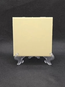 Light Yellow 4-1/4" Glossy Ceramic Tile - Picture 1 of 3