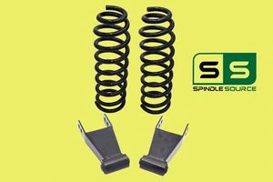 3" / 3" Lowering Drop Kit Coil Springs Shackles FOR 04 - 08 Ford F-150 V6 - Picture 1 of 1