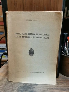 ASPETTI VALORI FORTUNA CRITICA A. FRANCE BRUZZI 1953 Cooperativa Tip. L1/A ° - Bild 1 von 3