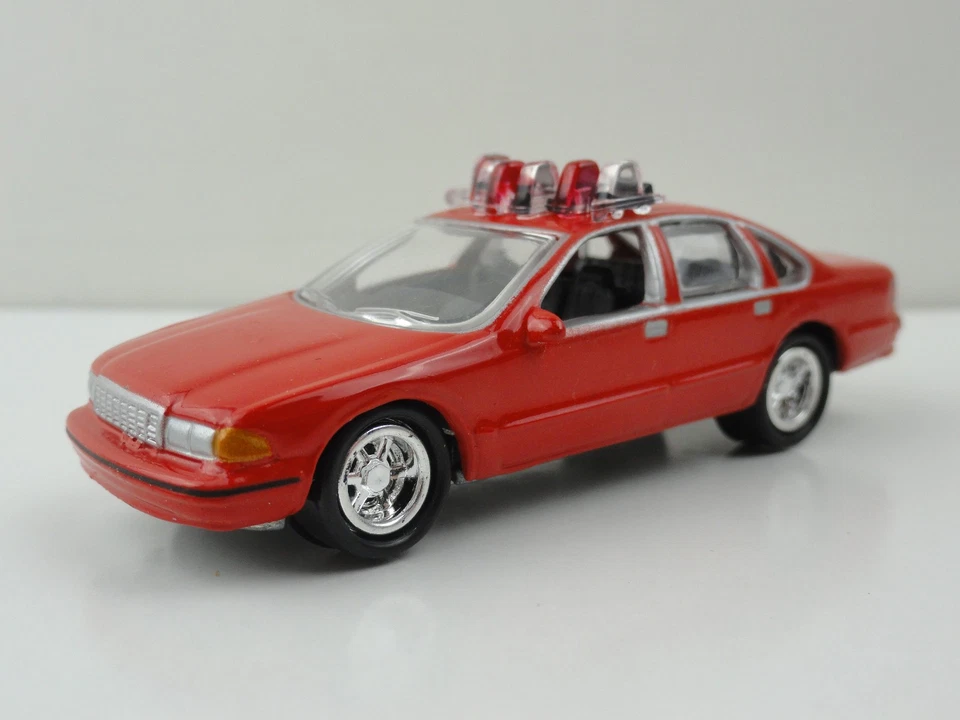 Johnny Lightning Lightning Speed 1995 Chevy Caprice (Red Fire) - LOOSE - Image 1 of 4