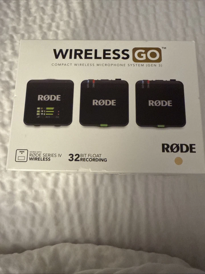 RODE Wireless GO (Gen 3) 2-Person Digital Wireless Microphone System - SEALED - Image 1 of 3