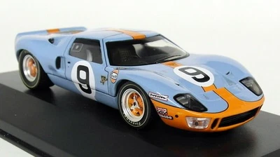 Ixo 1/43 Scale LMC025 Ford GT40 Gulf #9 Winner Le Mans 1968 Diecast Model Car - Image 1 of 4