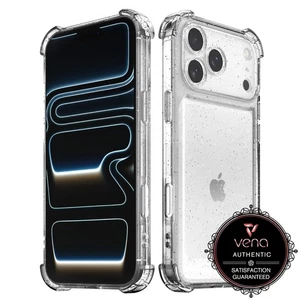 Vena für Apple iPhone 17 Pro Max Hülle Klar Glitzer, Stoßfest Backcover - Bild 1 von 7