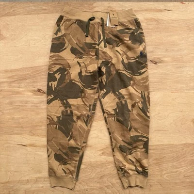 Polo Ralph Lauren 牛仔裤迷彩慢跑裤男式 L 码全新带标签 125 美元 — 第 1/4 张图片
