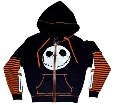 Disney Nightmare Before Christmas Jack GLOW IN THE DARK Hoodie Size SM, PLUS 1 - Image 1 of 4