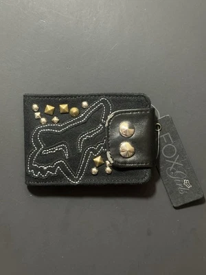 Y2K Fox Racing Girls Black Wallet - Image 1 of 4