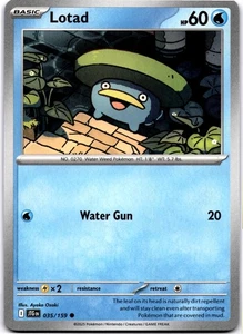 Lotad Reverse Holo Common SV09: Journey Together 035/159 NM Pokemon - Bild 1 von 2