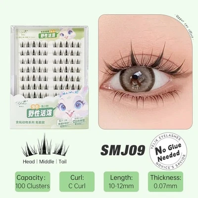 Racimos de pestañas estilo conejito  Foto 1 de 4