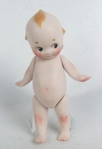 Artist 1979 Signed Rose O'Neill Repro Jointed Arms/Legs Kewpie 3 1/4" Doll - Picture 1 of 13