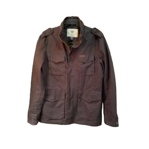 Wenven Lined Utility Work Jacket Mens Small Gray - Picture 1 of 9