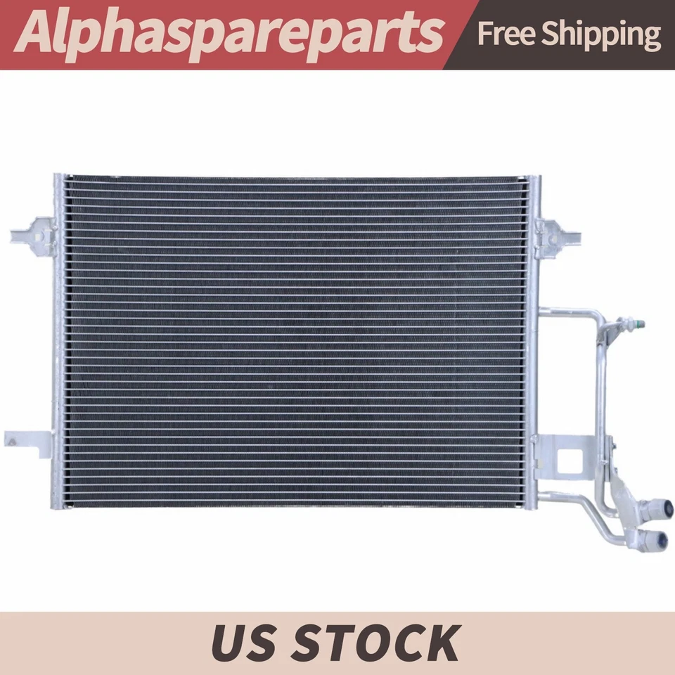 For Audi A4 1996-2002 Volkswagen Passat 98-02 AC Condenser A/C Air Conditioning Foto 1 de 3