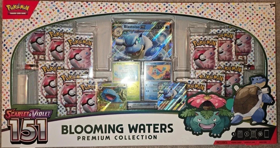 Pokemon TCG Scarlet & Violet 151 Blooming Waters Premium  BRAND NEW SEALED - Image 1 of 1