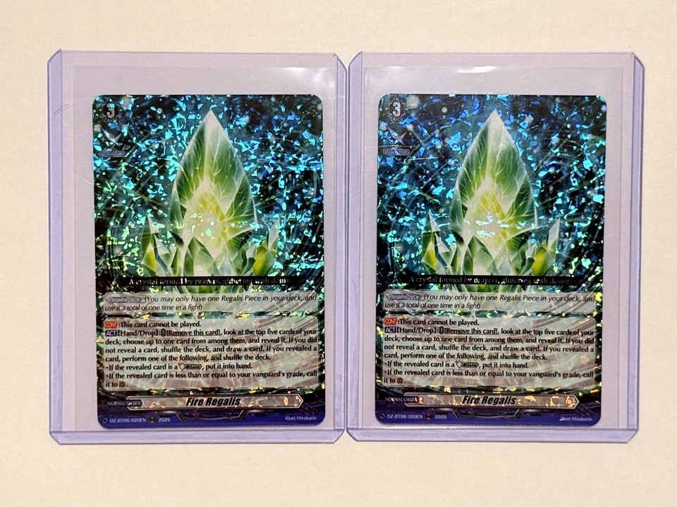 Cardfight!! Vanguard Generation Dragenesis - Fire Regalis RRR #DZ-BT06/020EN (2) - Image 1 of 4