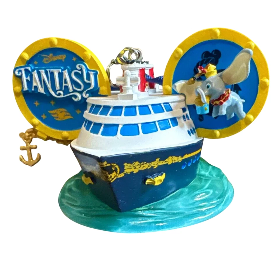 Disney Cruise Line Fantasy Dumbo & Timothy Ear Hat Ears Ship Ornament