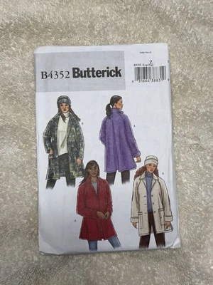 Butterick Pattern B4352 Jacket/Hat UNCUT Large/XLarge - Image 1 of 2