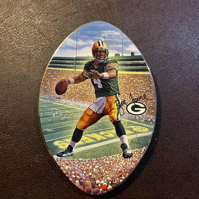 BRETT FAVRE COLLECTION GREEN BAY PACKERS “LEADER OF THR PACK” PLACA MJR Foto 1 de 3