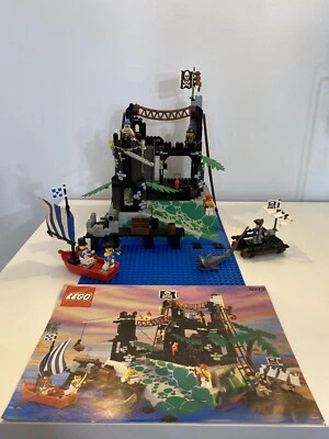 Juego de Refugio Lego Piratas 6273 Rock Island Vintage (1991) Con instrucciones Foto 1 de 4