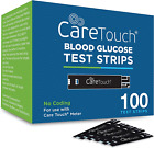 Care Touch Blood Glucose Test Strips for Diabetes I For Use with Care Touch Bloo