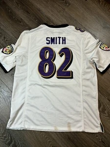 Nike On Field Stitched Jersey Baltimore Ravens Torrey Smith #82 Mens XL White - Picture 1 of 11