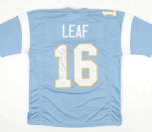 Ryan Leaf Signed Chargers Jersey (PSA COA) San Diego's 1998 #2 Overall Draft Pck - Picture 1 of 2