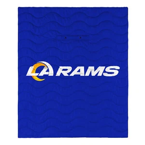 FOCO NFL Los Angeles Rams Exclusive Outdoor Wearable Big Logo Blanket, 50" x 60" - Picture 1 of 5