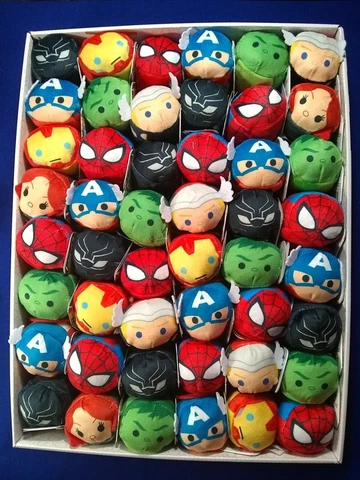 Disney Marvel Tsum Tsum 2.5" Mini Plush- You Choose! Stocking Stuffer Cover