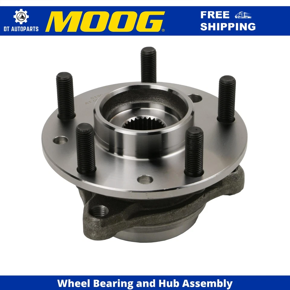 Conjunto de cojinete de rueda y buje delantero MOOG 1980 para Cadillac Seville 1980-1985 Foto 1 de 4