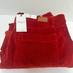 Pantalones Judy Azul Nuevos con Etiquetas Cintura Alta Carpintero Pana Óxido Estilo # 88377 Talla 30 - Imagen 1 de 6