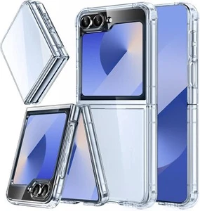FUNDA GEL TPU SILICONA PARA SAMSUNG GALAXY Z FLIP 6 5G ANTI GOLPES TRANSPARENTE - Imagen 1 de 2