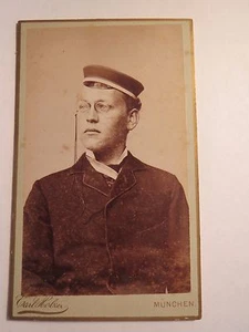 München - Student mit Zwicker in Couleur - CDV / Studentika - Bild 1 von 2