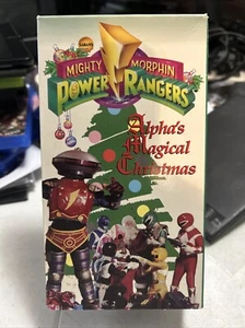 MIGHTY MORPHIN POWER RANGERS ALPHA'S MAGICAL CHRISTMAS (VHS, 1994) - Picture 1 of 2