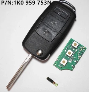 Schlüssel Generic Leer Golf 6 VI Polo Touran Tiguan Jetta Scirocco EOS - Bild 1 von 5