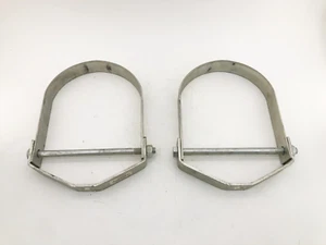 Lot of 2 New 11G0800 Domestic Galvanized Standard Clevis Hangers 8" - No Box - Picture 1 of 4